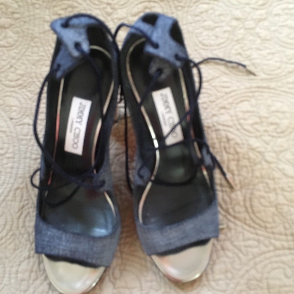 Denim jimmy choo